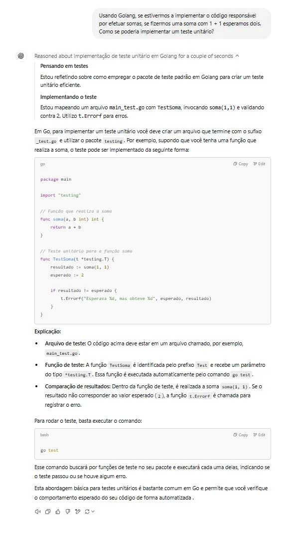testar software com IA