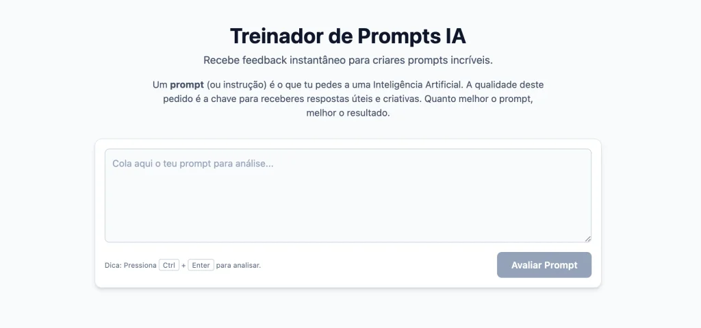 Treinador de Prompts da AQIA, em parceria com o IA Hoje