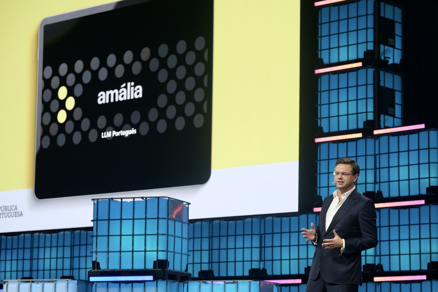 Ministro Gonçalo Matias na abertura da WebSummit 2025