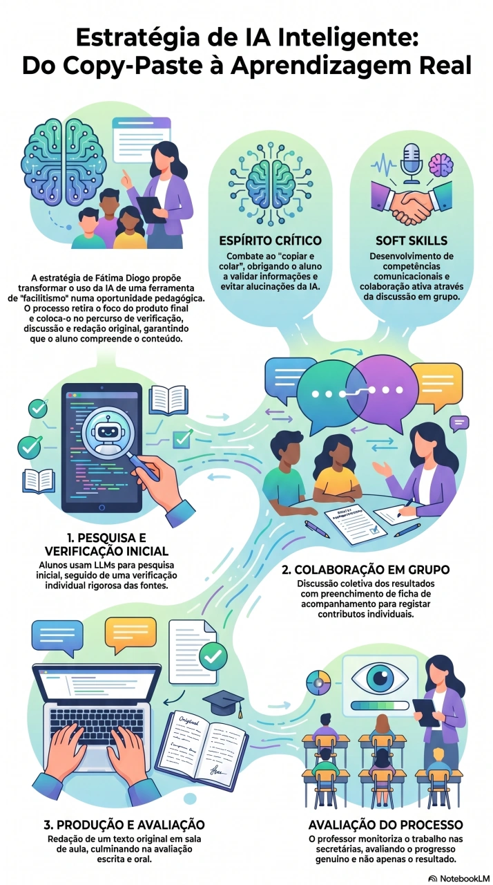 Estratégias para integrar a Inteligência Artificial em trabalhos de grupo